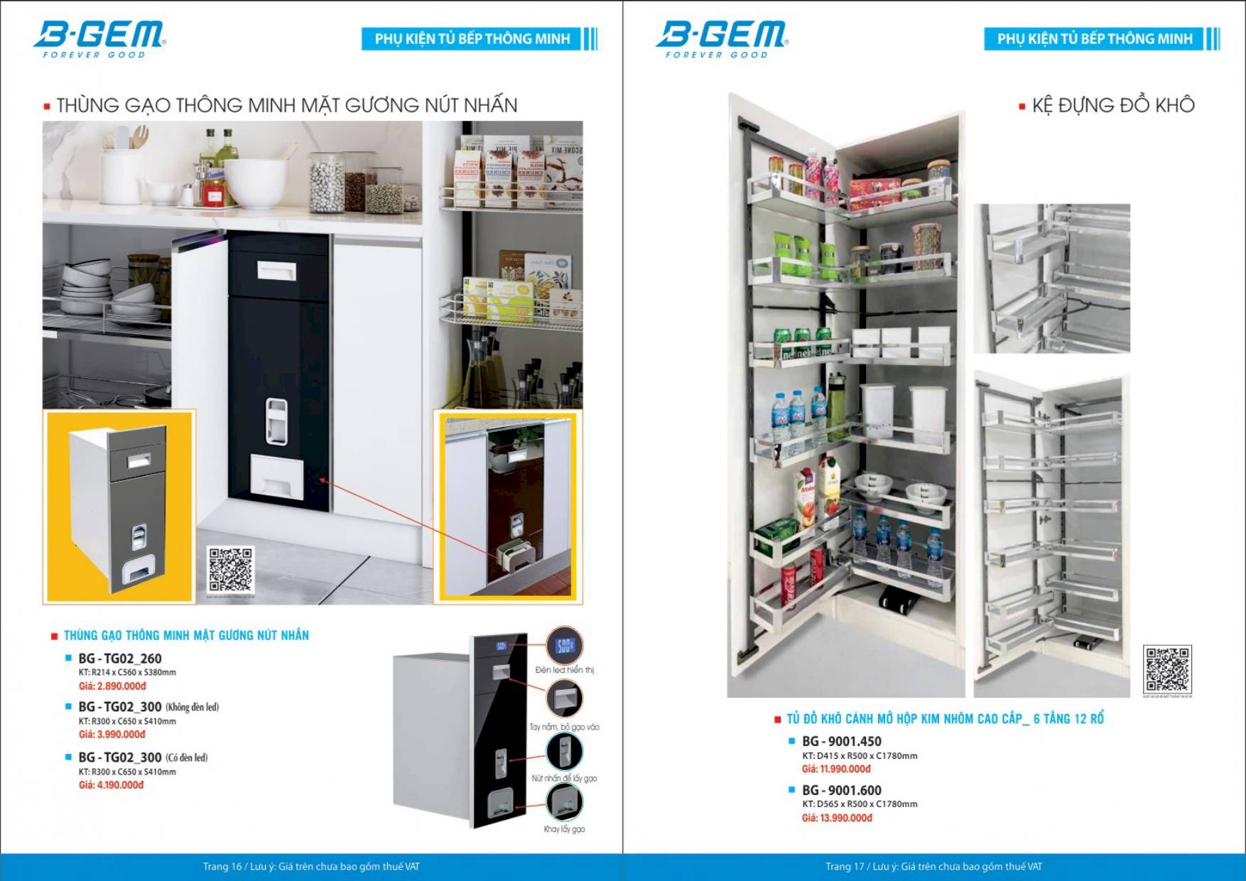 Thiết bị vệ sinh BGEM Catalogue và Bảng giá mới nhất  2024 /Page 9